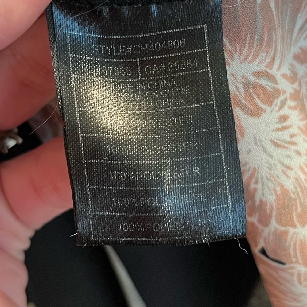 Cupcakes & Cashmere Jon Cold Shoulder Floral Print Tie Sleeve Blouse Girly Date - Picture 7 of 9